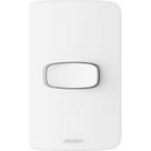 Conjunto Alumbra Gracia 4X2 Branco Com Placa 1 Simples 85322