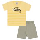 Conjunto Amarelo Primeiros Passos Menino - 53372-1346 Conjunto Amarelo Primeiros Passos Menino - 53372-1346
