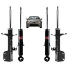 Conjunto Amortecedor Kayaba Excel-G Dianteiro+Traseiro Toyota Corolla 2015 A 2019