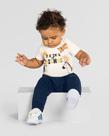 Conjunto Animais Bebê Menino Safari Bichos Body Cotton e Calça Saruel cPunho Bebê Menino - Brandili