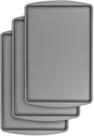 Conjunto antiaderente médio Cookie Pan BakeReze de 3 peças (38x26cm)