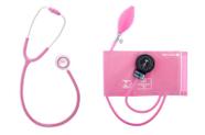 Conjunto Aparelho de Pressão Adulto Nylon e Estetoscópio Adulto Duplo BIC