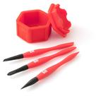 Conjunto aplicador de pincel de cola Sili Non-Stick Micro Silicone