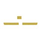 Conjunto Aplique Grade Frontal Para New FH - Dourado Conjunto Aplique Grade Frontal Para New FH - Dourado