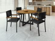 Conjunto Área Gourmet 4 Cadeiras 1,20m Coliseu Paonanda