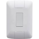 Conjunto Aria Branco 4x2 com 1 Interruptor Simples de 6 Ampères e 250 Volts - 57241001 - TRAMONTINA