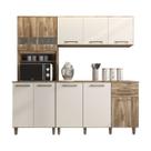 Conjunto Armario de Cozinha Larissa com 12 Portas e 1 Gaveta Conjunto Armario de Cozinha Larissa com 12 Portas e 1 Gaveta