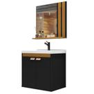 Conjunto Armário Gabinete Com Pia Cuba E Espelho Para Banheiro Conjunto Armário Gabinete Com Pia Cuba E Espelho Para Banheiro