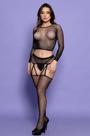 Conjunto Arrastão com Strass Meia e Top Y2135 - Lingerie Luxuosa e Sensual Conjunto Arrastão com Strass Meia e Top Y2135 - Lingerie Luxuosa e Sensual
