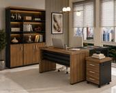 Conjunto ARTANY: Mesa c/ extensor, Gaveteiro e Estante