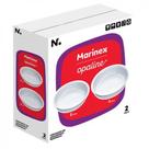 Conjunto assadeiras redondas 2peças opaline 2l/3l nadir