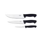 Conjunto Assador 3 Facas Preto Mor