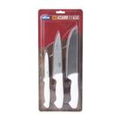 Conjunto Assador c/ 3 facas Mor Churrasco Camping Lazer