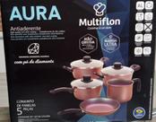 Conjunto aura 5 peças multiflon furta cor! Conjunto aura 5 peças multiflon furta cor!