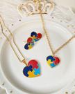 Conjunto Autismo Colar + Pulseira + Brinco Conjunto Autismo Colar + Pulseira + Brinco