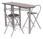 Conjunto Auxiliar De Mesa 3 Pecas Mesa E 2 Banquetas Conjunto Auxiliar De Mesa 3 Pecas Mesa E 2 Banquetas