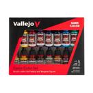 Conjunto avançado Paint Vallejo Game Color, frascos de 16x18ml Conjunto avançado Paint Vallejo Game Color, frascos de 16x18ml