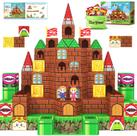 Conjunto Avanzado Soyee de Bloques Magnéticos Castillo de Aventuras y Casa de Muñecas 80 Piezas