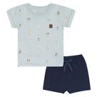 Conjunto Azul Bebê Pulla Bulla Menino - 53268-1279 Conjunto Azul Bebê Pulla Bulla Menino - 53268-1279