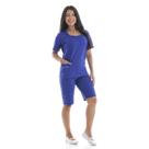 Conjunto Babá, Doméstica Bermuda e Jaleco em Helanca