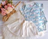 Conjunto bailarina body e saia infantil - roupa bebê