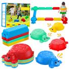 Conjunto Balance Beams Stepping Stones HAPATOYS Turtle Kids de 2 a 6 anos