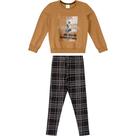 Conjunto Balé Em Moletom Flanelado Menina Carinhoso 6