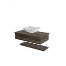 Conjunto Bancada C-cuba L42 E Prateleira Metrópole 805 Carvalho Carvalho Dark