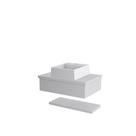 Conjunto Bancada C-cuba Q355 E Prateleira Metrópole 605 Perffect Acetinado Branco Chess Conjunto Bancada C-cuba Q355 E Prateleira Metrópole 605 Perffect Acetinado Branco Chess