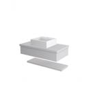 Conjunto Bancada C-cuba Q39 E Prateleira Metrópole 805 Perffect Acetinado Branco Chess Conjunto Bancada C-cuba Q39 E Prateleira Metrópole 805 Perffect Acetinado Branco Chess