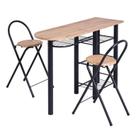 Conjunto bancada com 2 banquetas PLE120X40X73 ROB Casa Bonita