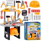 Conjunto Bancada De Ferramentas Dk Toys Brinquedo Pedagógico Bancada E Acessórios