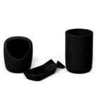 Conjunto Bancada Open 3 Peças Preto Ceraflame
