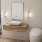 Conjunto Bancada para Banheiro 80cm com Cuba Rt45 800W Metrópole