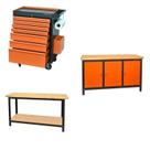 Conjunto Bancada para Ferramentas 150cm Carro de Ferramentas Profissional 7 Gavetas Presto