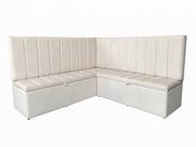 Conjunto Banco Estofado De Canto Alemão Com Baú de 140 cm Suede - Estopar