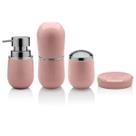 Conjunto banheiro pote porta algodao escova saboneteira belly (peb 724-psb 725-pab 721-sbb 424) ou