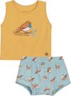 Conjunto Banho de Sol Passarinhos Nini & Bambini. P