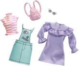 Conjunto Barbie 2 Peças: Macacão Verde Claro e Mochila