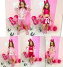 Conjunto barbie 3 peças