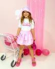 Conjunto barbie acompanha chapéu
