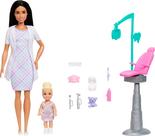 Conjunto Barbie Carreiras Dentista com Bonecas e Acessórios