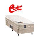 Conjunto Base Box Solteiro Castor + Colchão Molas Firme Premium (88x188x70) Conjunto Base Box Solteiro Castor + Colchão Molas Firme Premium (88x188x70)