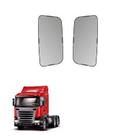Conjunto Base Vidro Scania T114 R114 Auxiliar Plano Par