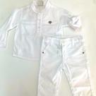 Conjunto Bata e Calça Branco
