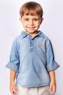 Conjunto Bata Jeans e Calça Alfaiataria Masculina Infantil 2024 Digi D241600