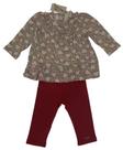 Conjunto Bata Mini e Kids, Tamanho 3-9 meses Conjunto Bata Mini e Kids, Tamanho 3-9 meses