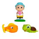 Conjunto Bath Squirters Cocomelon Shark Turtle JJ WT80125 Conjunto Bath Squirters Cocomelon Shark Turtle JJ WT80125