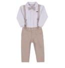 Conjunto Batizado Bebê Menino Body Plush Calça Paraiso 14643