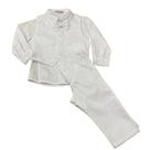 Conjunto Batizado Masculino Manga Longa Two Angels 61406